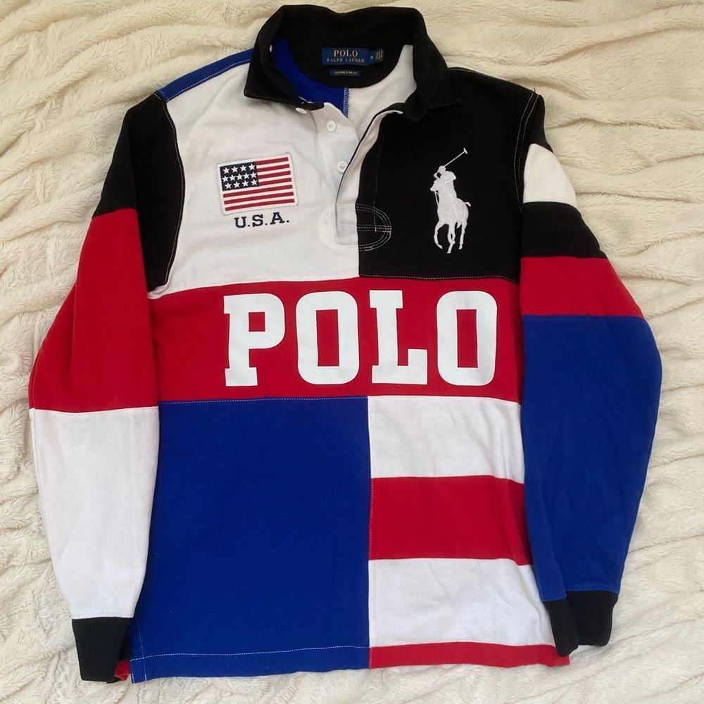 Polo Ralph Lauren vintage USA rugby polo - Picture 1 of 9